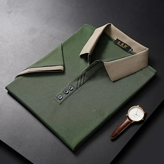 Premium Two-Tone Collar Polo