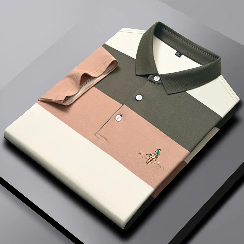 SuperbsTees Premium Color Block Polo T-Shirt for Men | Stylish Casual Cotton Polo Tee